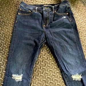 Express midrise skinny jeans